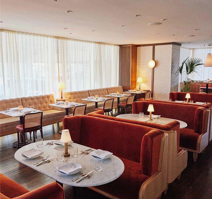 Private Dining with Plush Booth Seating
