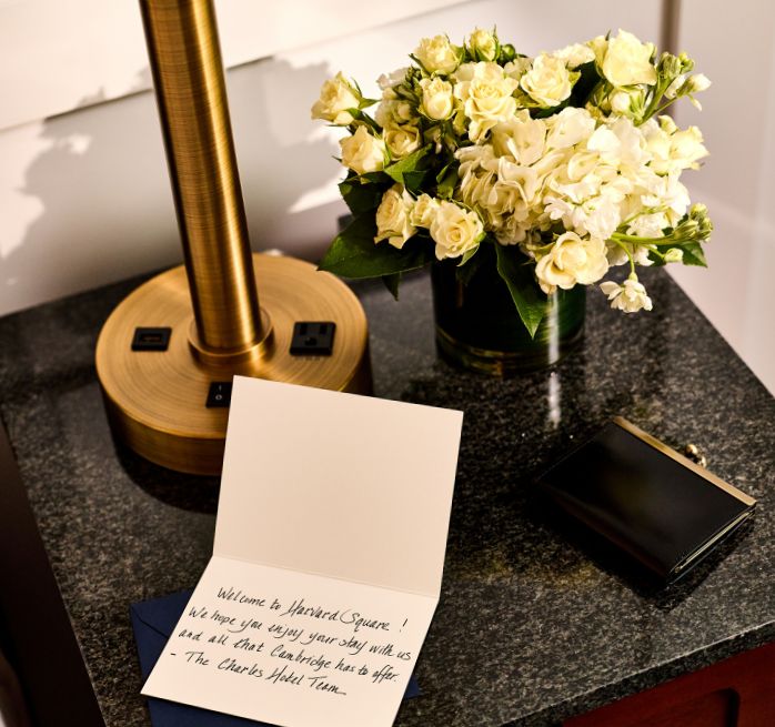 The Charles Hotel welcome