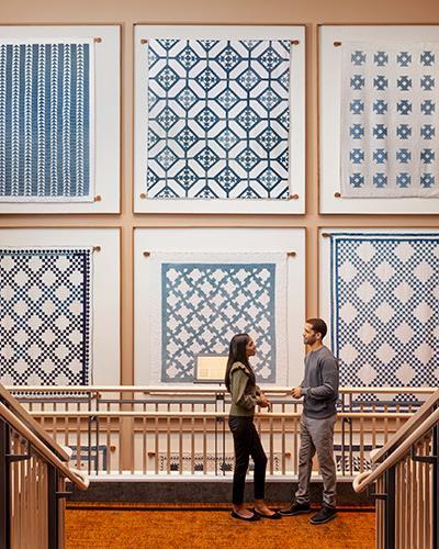 Couple on staircase