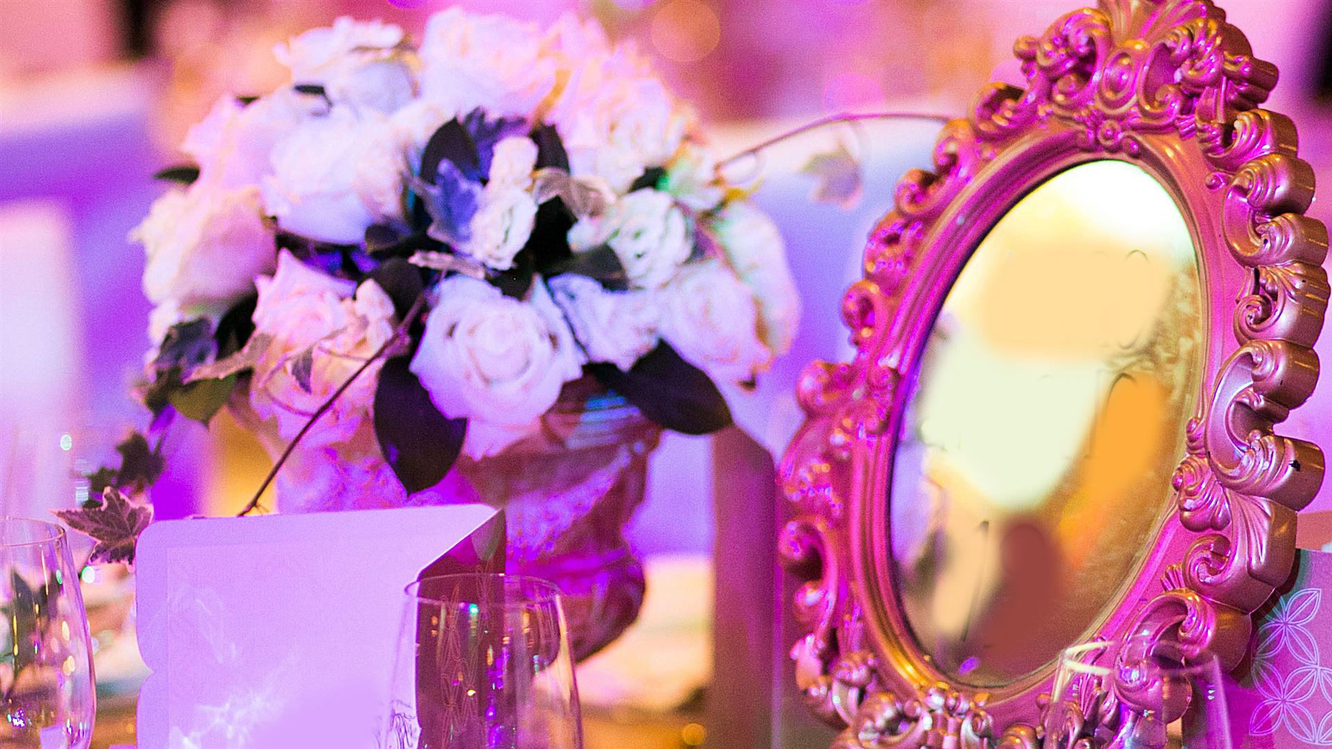 Pink picture frame