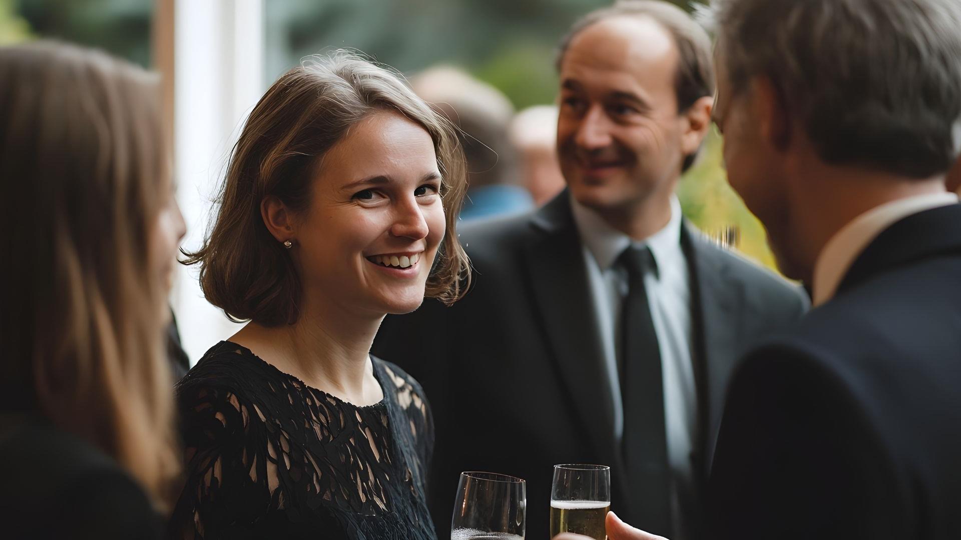 mingling reception
