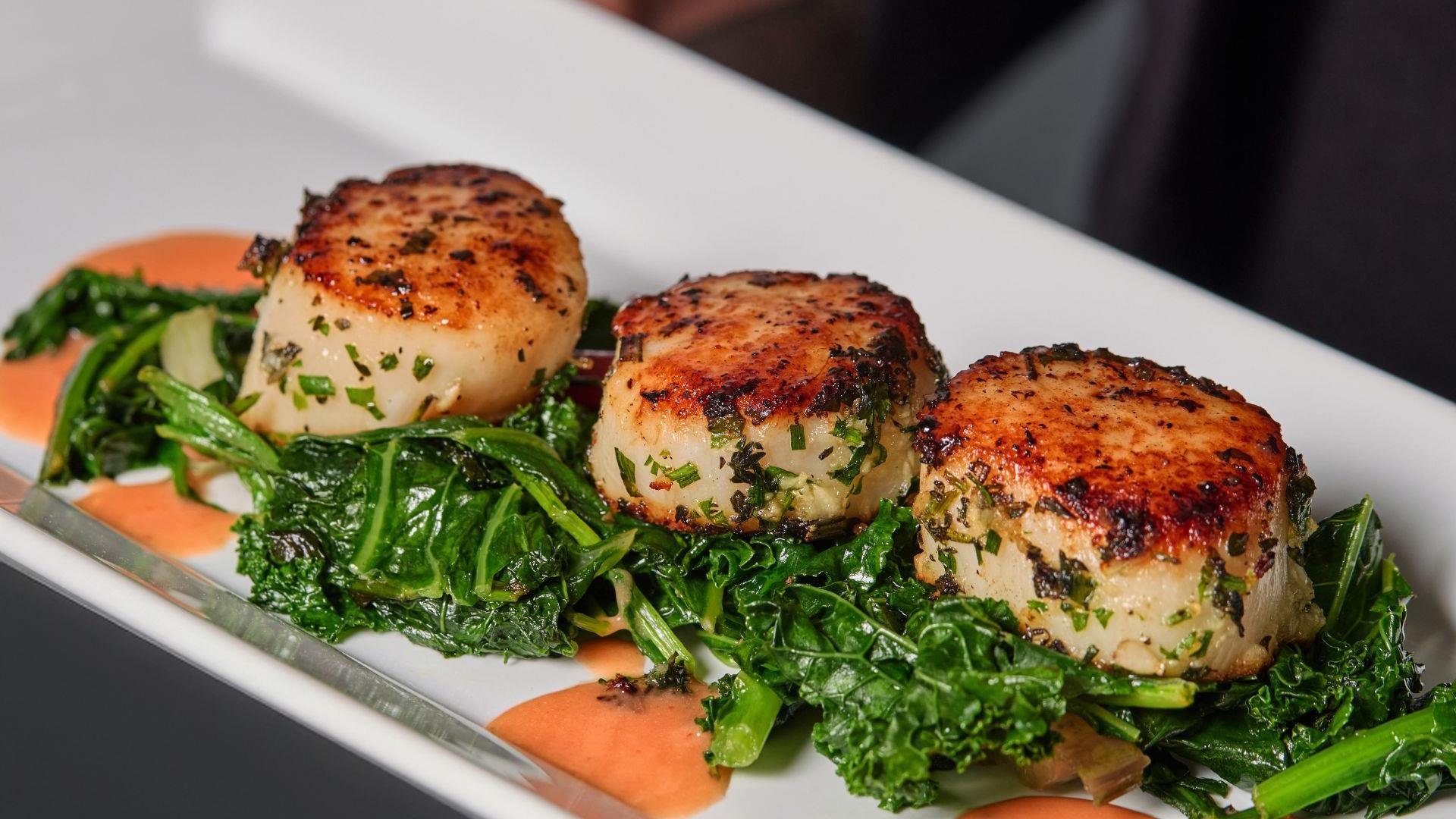 scallops being passed