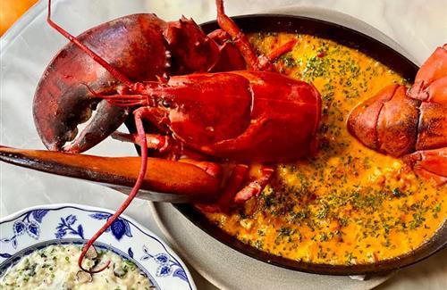 Seafood dinner
