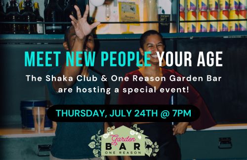 CAMBRIDGE: EARLY/MID-20S PATIO HAPPY HOUR @ ONE REASON GARDEN BAR