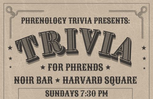FREE SUNDAY NIGHT TRIVIA WITH PHRENOLOGY
