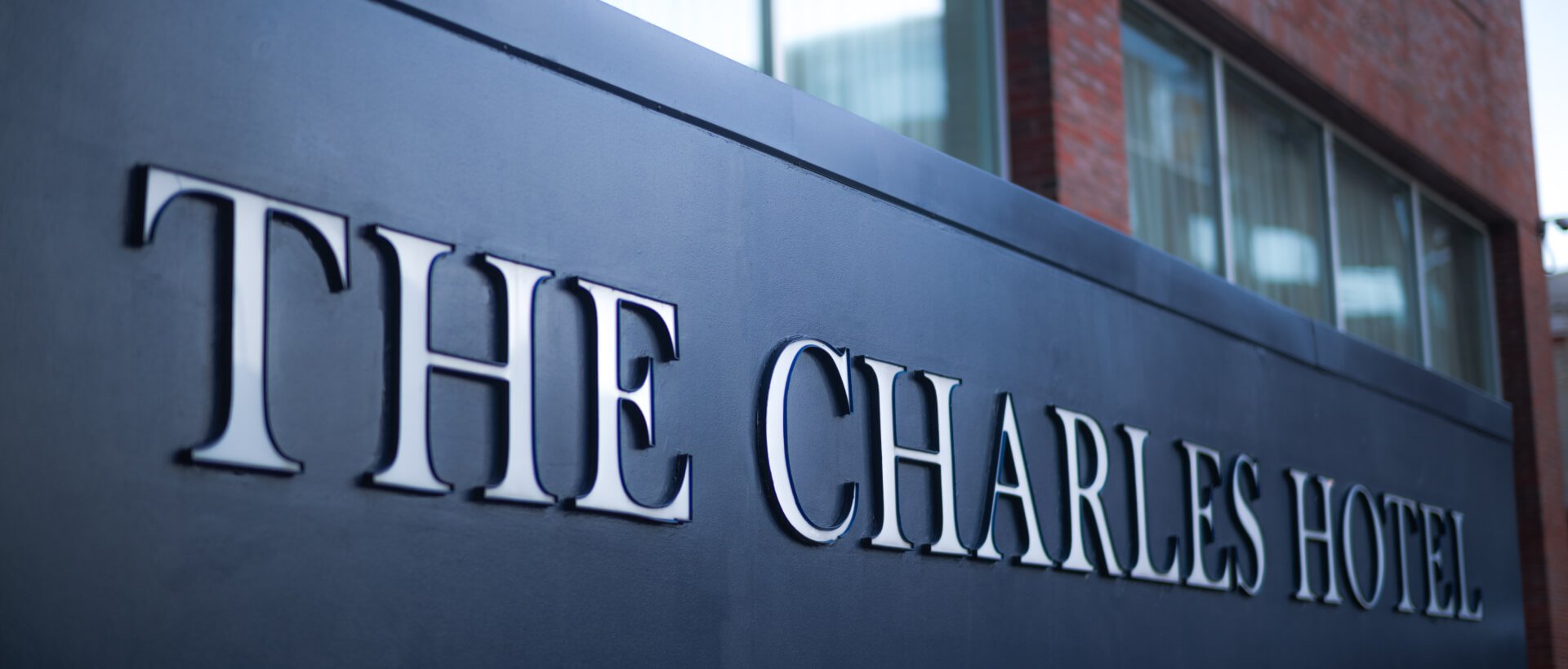 The Charles Hotel Exterior Sign